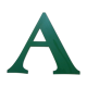 Letter to sign A green