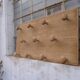 Wall coat rack in oak.