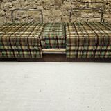 Vintage 1970s modular daybed sofa