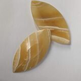 Set of 2 alabaster cups design 60s