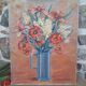 Tableau peinture bouquet de fleurs
