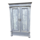 Armoire alsacienne Rustique fin 19 Eme sapin Peint
