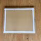 Antique mirror Louis Philippe style blue and gold patinated 58x48cm