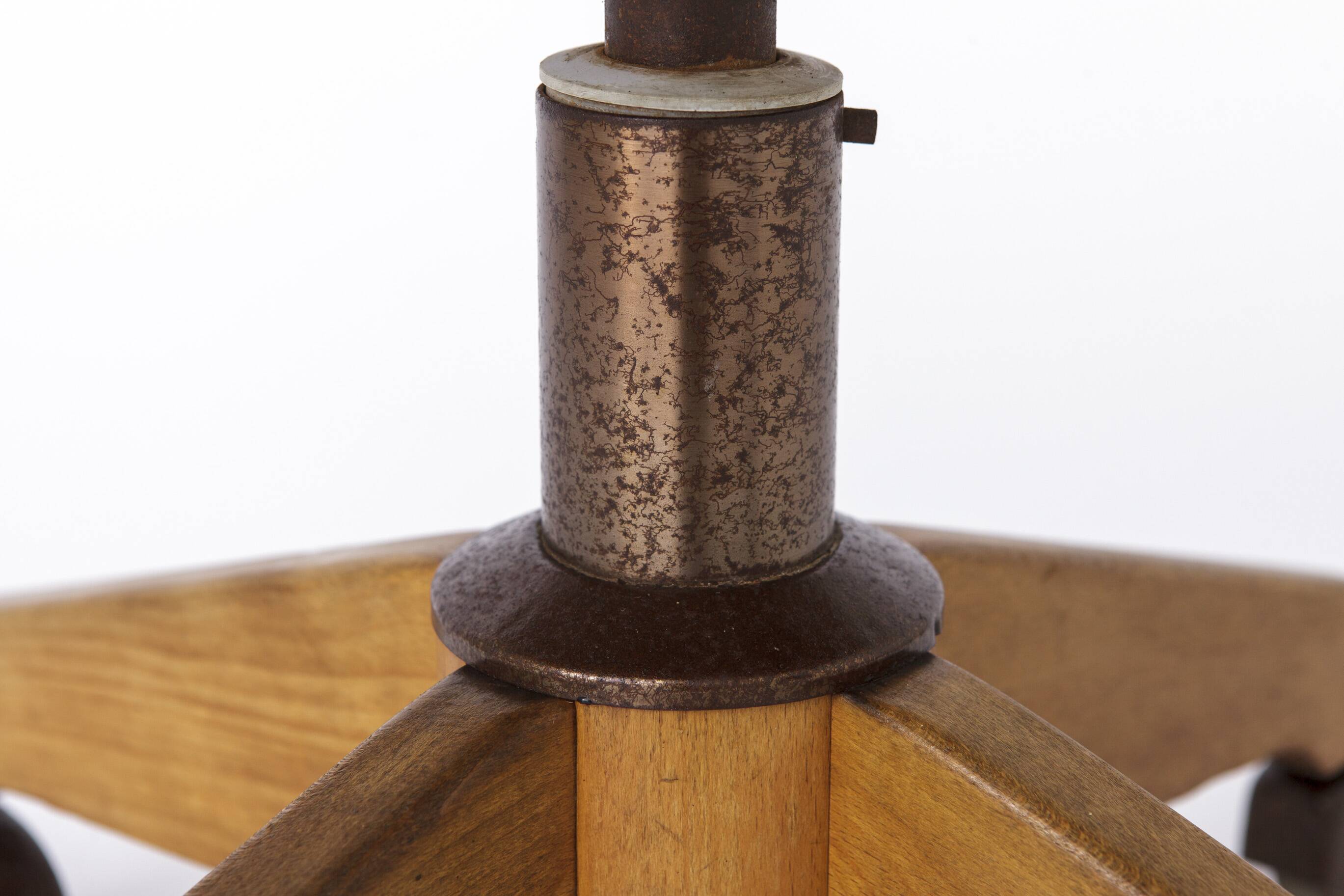 Industrial Stool 1950s by Sedus, Germany, adjustable