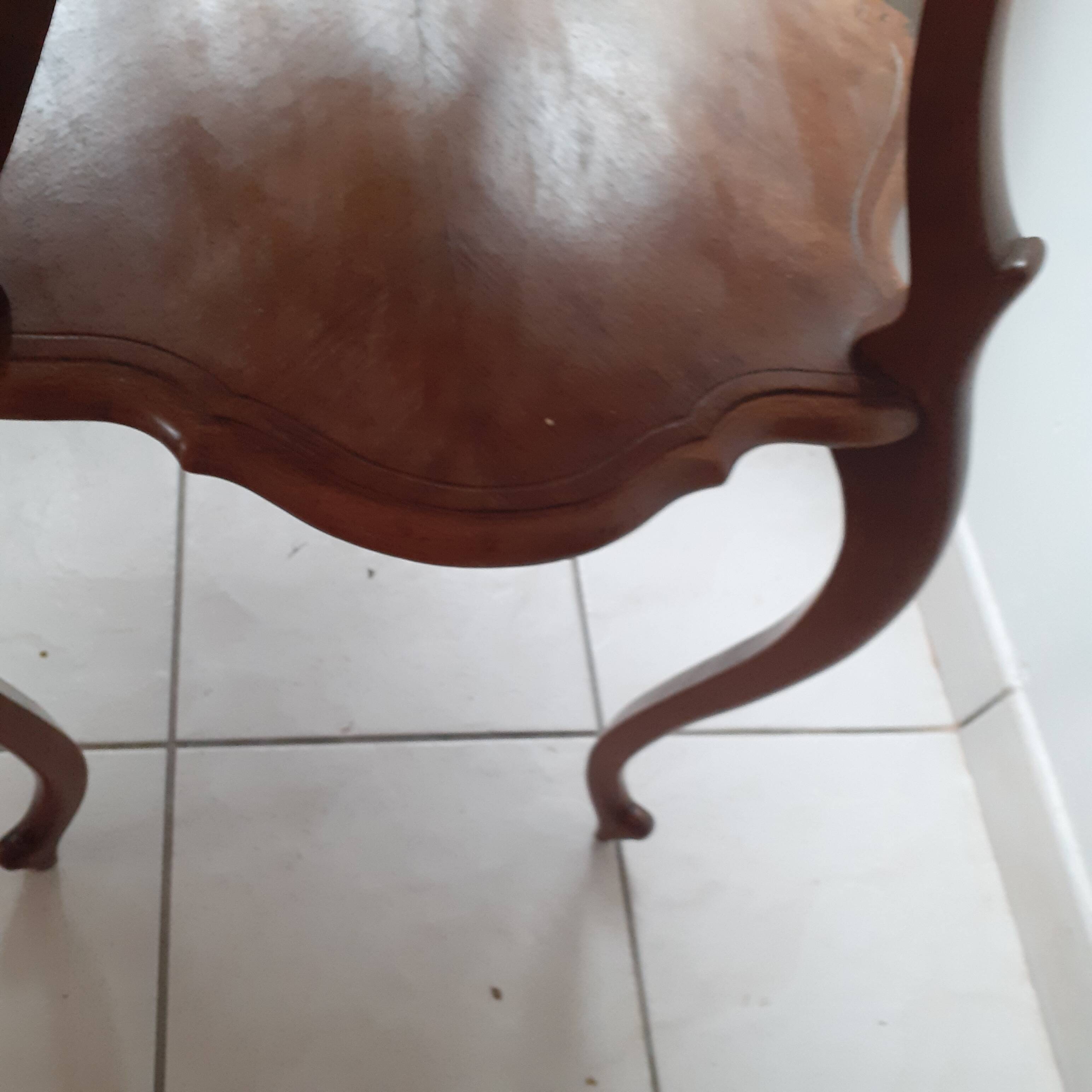 Antique tea table. 2 tops.