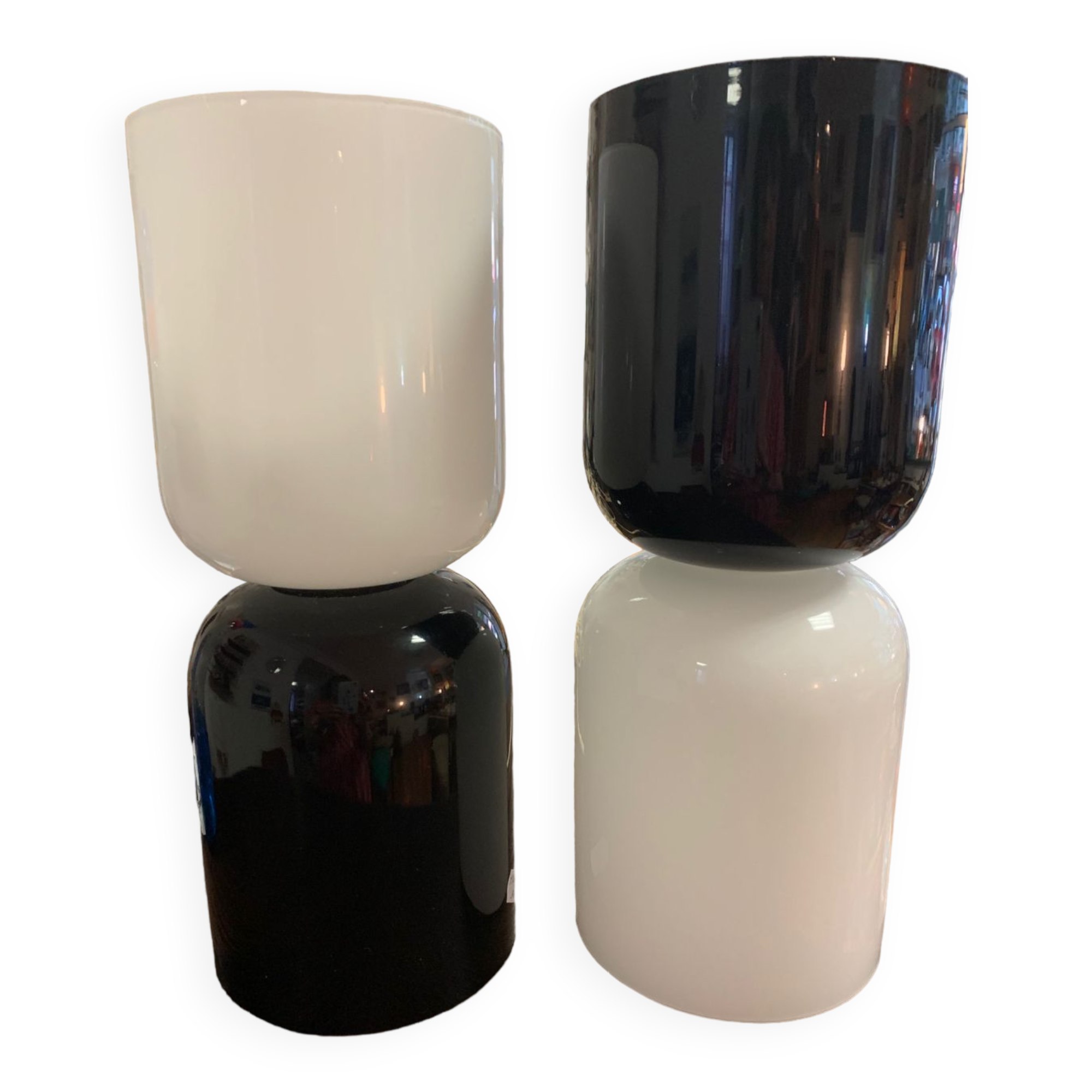 Paire de lampe de table vintage des années 90