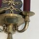 Pair of Art Deco wall sconces in the style of Jules Leleu.