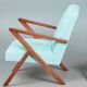 Vintage model z armchair in the style of Paul Jensen 1960 Sweden