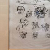 Engraving 19th century Nicolas Jacob Bourgery Medical instruments Anatomy Surgery