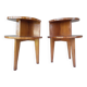 Paire de tables de chevet tripode 1950