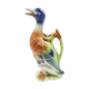 Duck carafe in barbotine