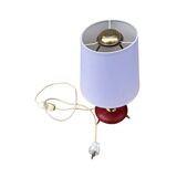 Table lamp with a lampshade Belgium 1980s.
