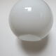 Suspension ball in white opaline 70s