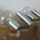 Pair of wall lamps, chrome metal and brushed aluminum 60s 70s
