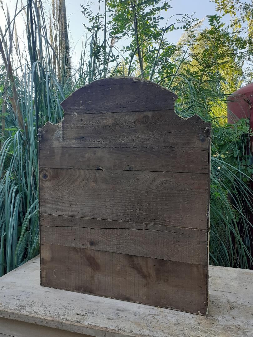 Wooden wall shelf