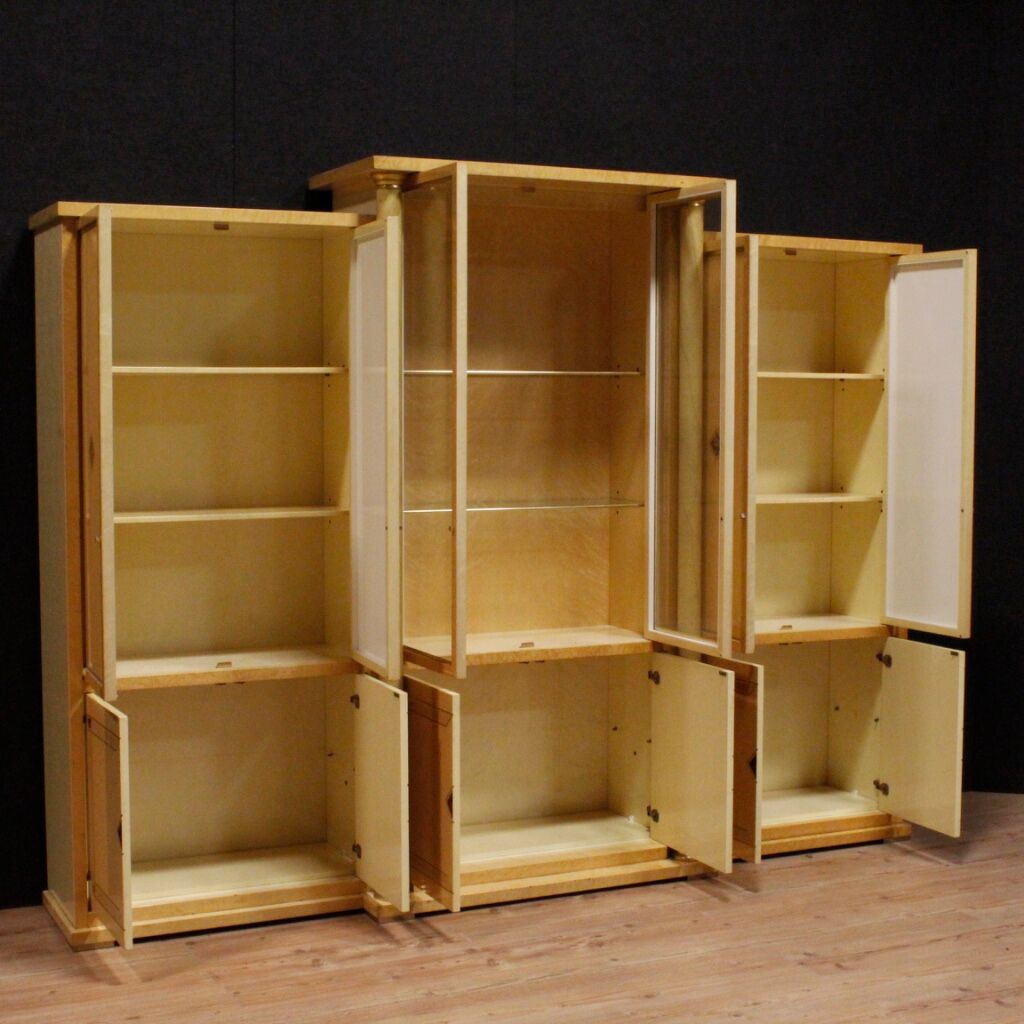 Bibliothèque italienne en bois