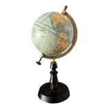 Globe terrestre ancien vintage laiton cabinet de curiosité mappemonde