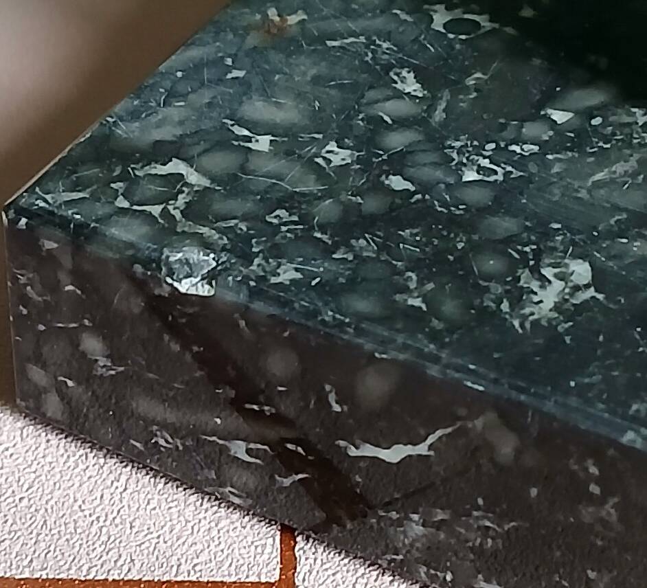 Minimalist black marble bookends