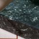 Minimalist black marble bookends