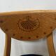 Set of four 20th-century Charles X style maple wood chairs