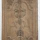 Panel, bas relief in natural wood, 18th century period