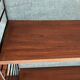 Nils Strinning 4-shelf teak wall-mounted bookcase, 165 cm x 75 cm