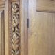 Vintage 1930s Solid Oak Danish Brutalist / Formhouse Cabinet