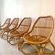 Fauteuils en rotin vintage