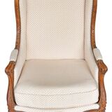 Louis XV style wingback armchair