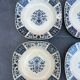 6 assiettes Terre de Fer Gien Ibis