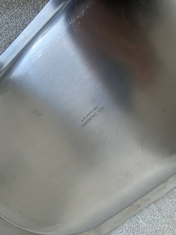 Duo de plats en inox Guy Degrenne