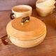 Ochre coffee set signed G. Platon Vallauris