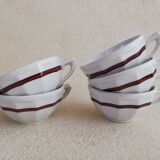 5 coffee cups 1950s
