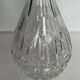 Cut crystal carafe