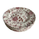 Ensemble de 8 assiettes Rose Chintz