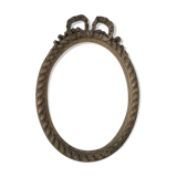 old oval frame