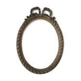 old oval frame