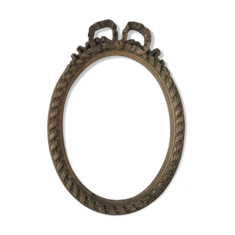 old oval frame