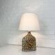 Large Haico Nitzsche ceramic table lamp for Søholm Stentøj, Denmark 1970s