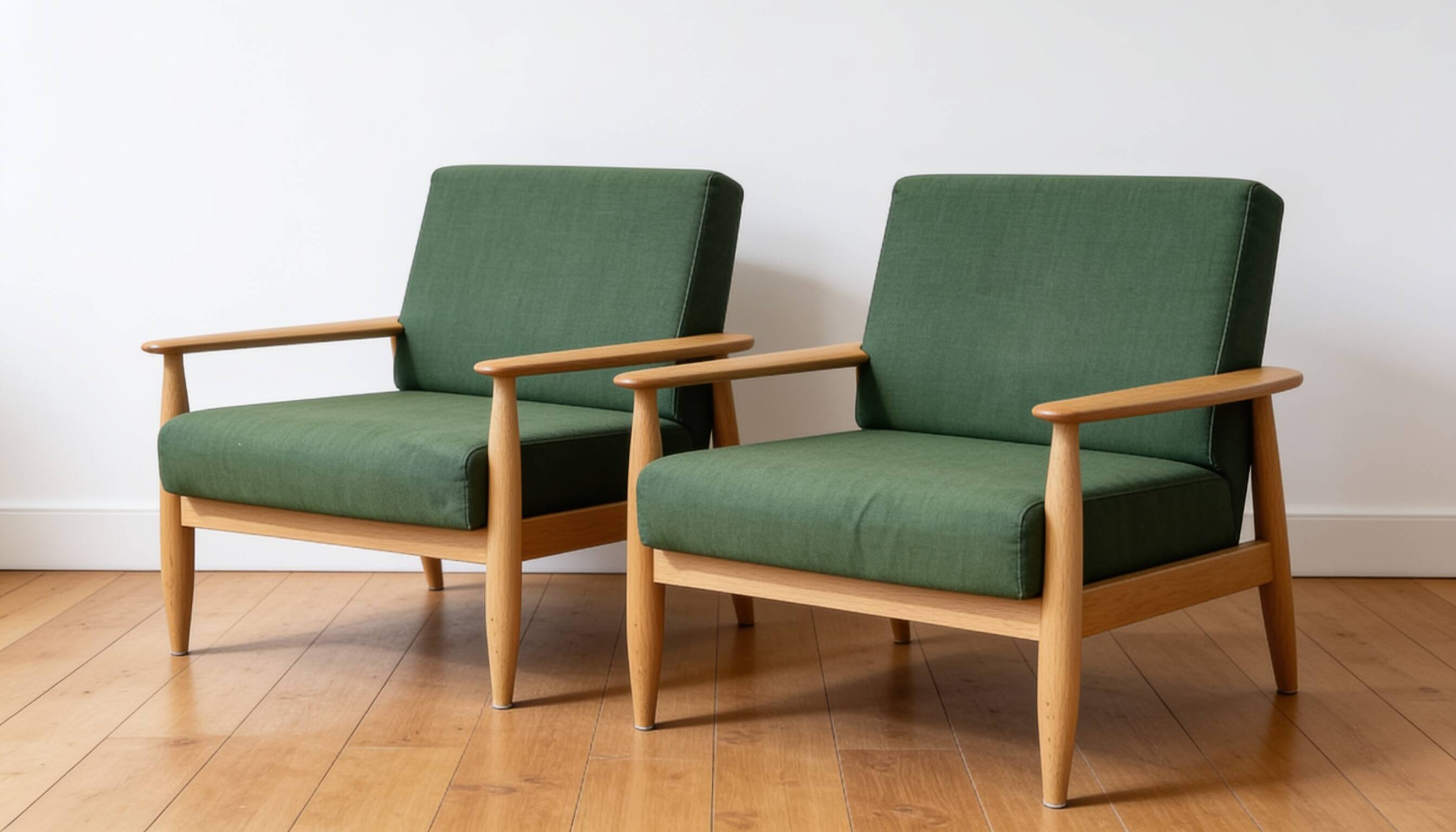 Pair of Scandinavian armchairs, Buzzy Space