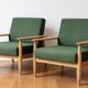 Pair of Scandinavian armchairs, Buzzy Space