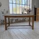 Table de ferme chêne doré 160cm