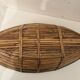 Corbeille « bateau » bambou et laiton 1970