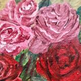 Tableau ancien les fleurs