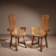 Two Brutalist Armchairs by De Puydt | Belgium 1970s