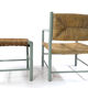 Fauteuil et Ottoman Emanuele Rambaldi, Italie