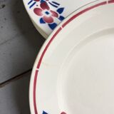 6 flat plates of St Amand