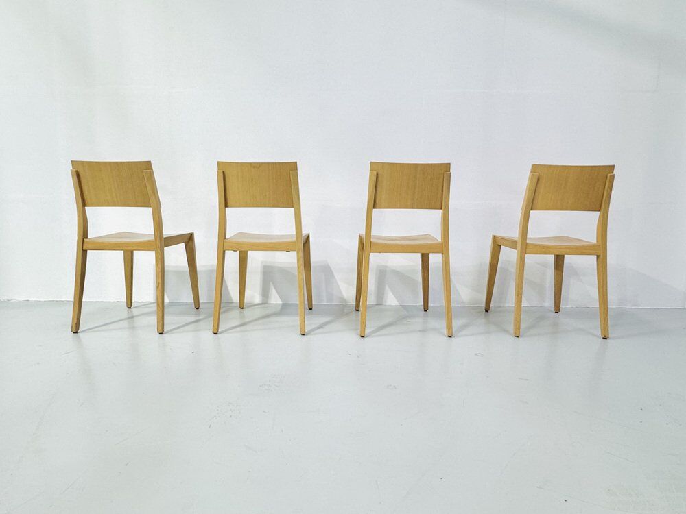 Vintage Danish dining chairs, 1980s, set of 4