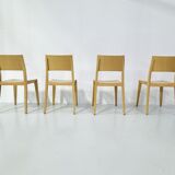 Vintage Danish dining chairs, 1980s, set of 4