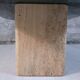 Table basse avec plateau travertin et verre vintage